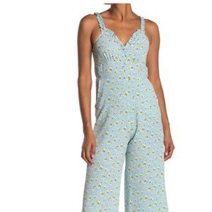 TOPSHOP FLORAL CROPED JUMPSUITE